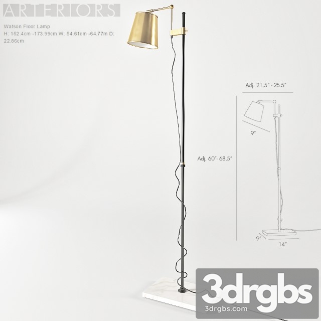 Arteriors Watson Floor 3dsmax Download - thumbnail 1