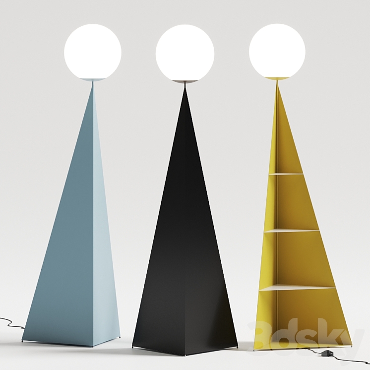 Atelier Areti Bonhomme Floor Lamp 3DS Max Model - thumbnail 1