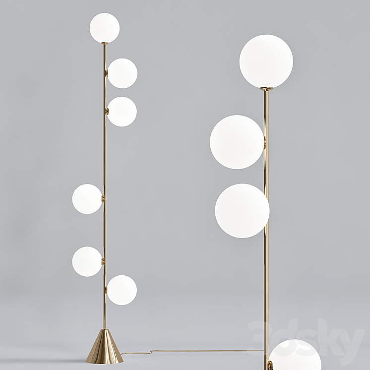 Atelier Areti Floor Lamp 3DS Max - thumbnail 1