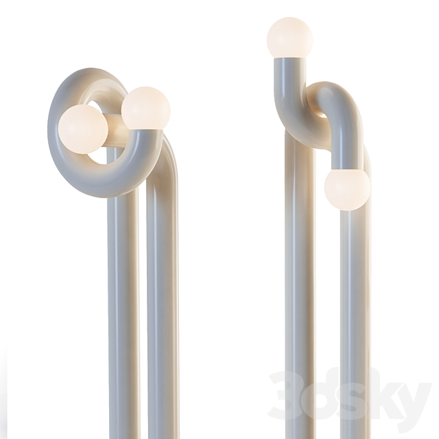 Axel Chay LAMPADAIRE set 3DS Max Model - thumbnail 5