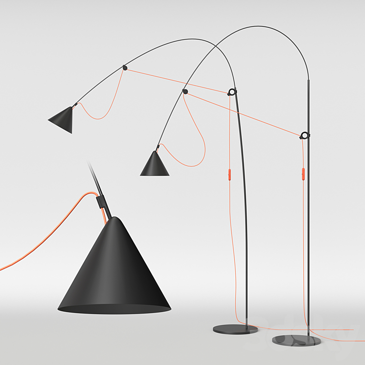 AYNO Standing Lamp L 3DS Max - thumbnail 1