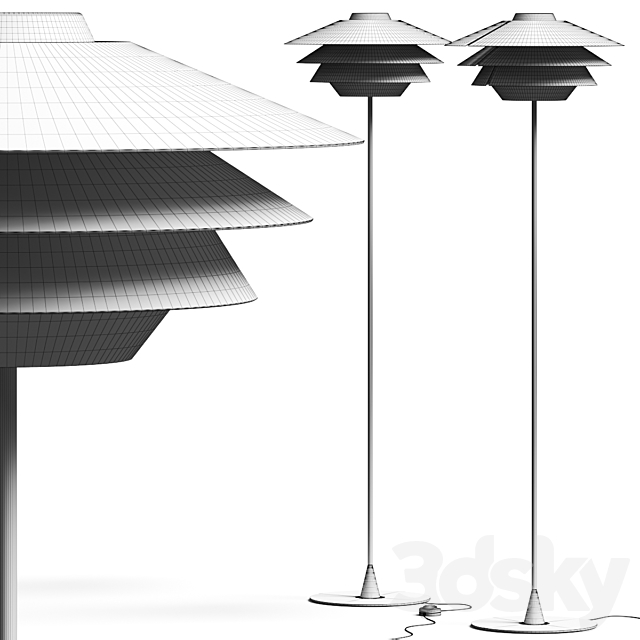 B.lux Overlay Floor Lamp 3DSMax File - thumbnail 3