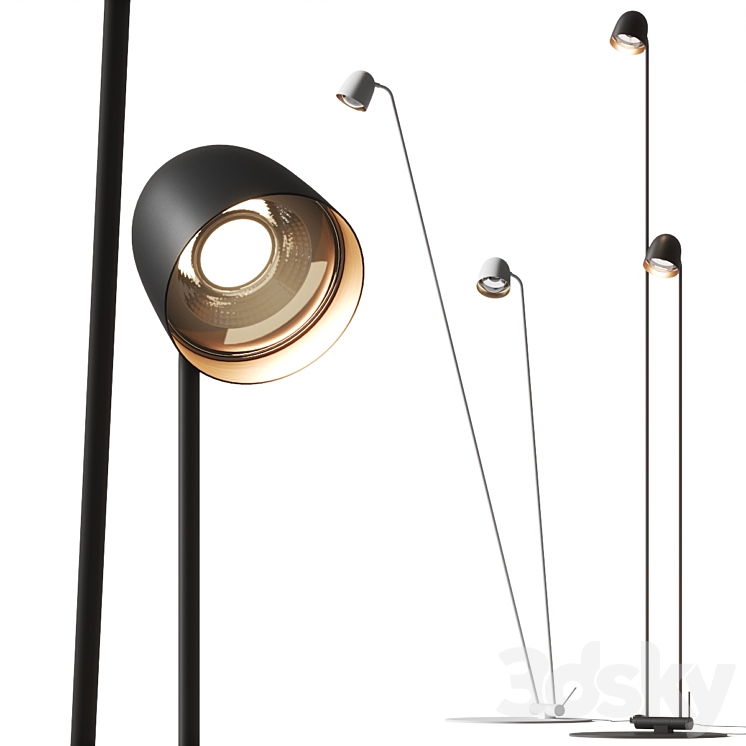 B.lux Speers F Floor Lamp 3DS Max Model - thumbnail 1