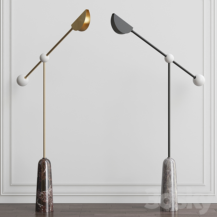 BALANCE – FLOOR LAMP 3DS Max - thumbnail 1