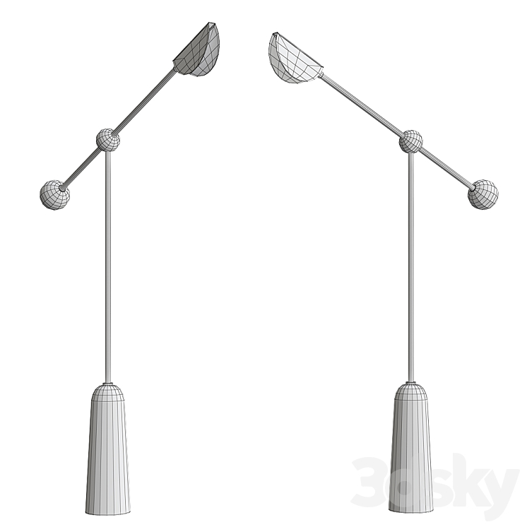 BALANCE – FLOOR LAMP 3DS Max - thumbnail 2