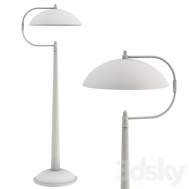 Basselink&Jones Hepburn Floor Lamp 3DS Max Model - thumbnail 2