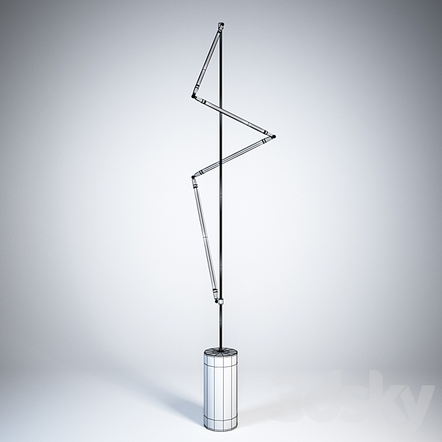 Bec Brittain Helix Floor Lamp 3DS Max Model - thumbnail 3