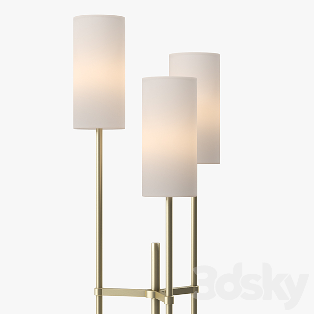 Bert Frank Pugil Floor Lamp 3DSMax File - thumbnail 2