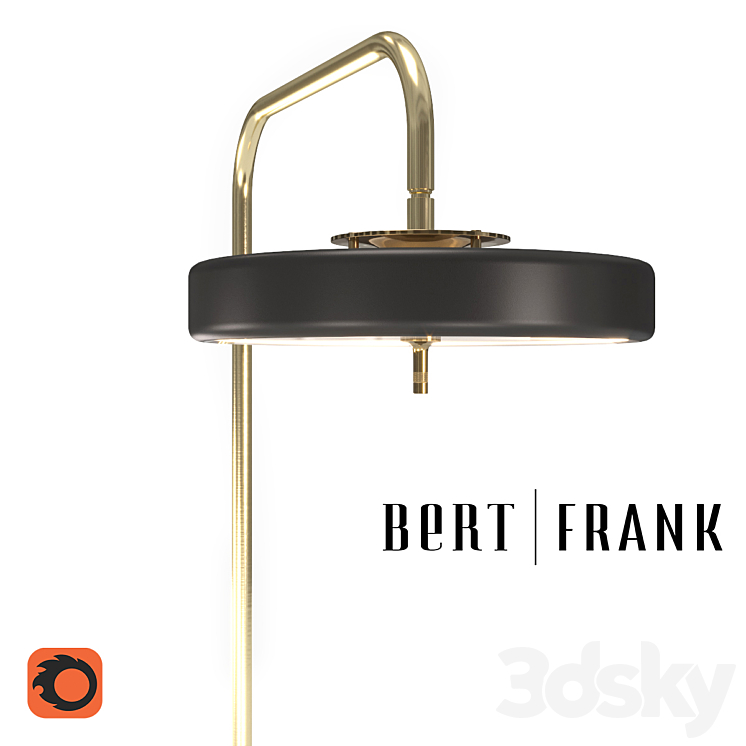 Bert Frank REVOLVE Floor Lamp 3DS Max - thumbnail 2