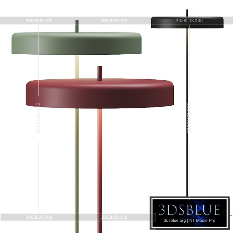 Blu Dot Bobber Floor Lamp 3DS Max - thumbnail 3