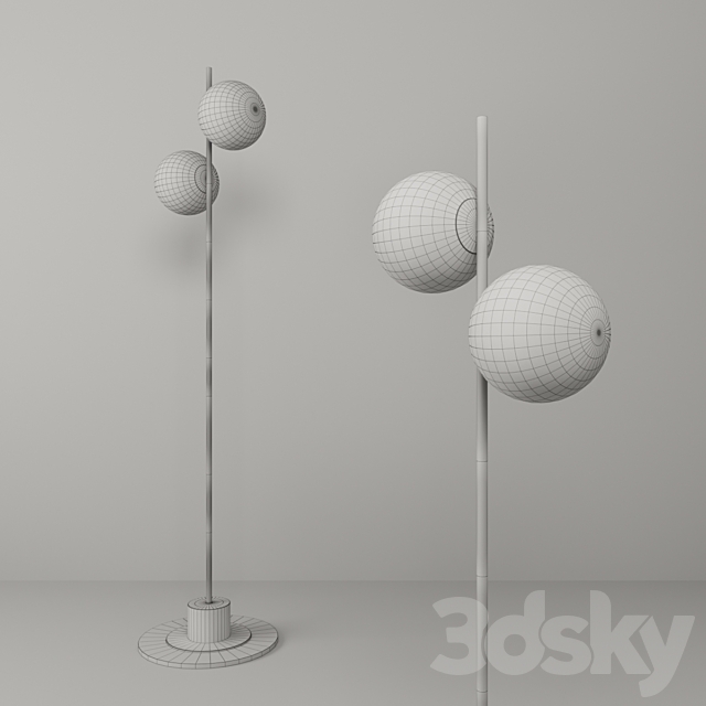 Bohrer 69 “Tree Floor Lamp 3DSMax File - thumbnail 2