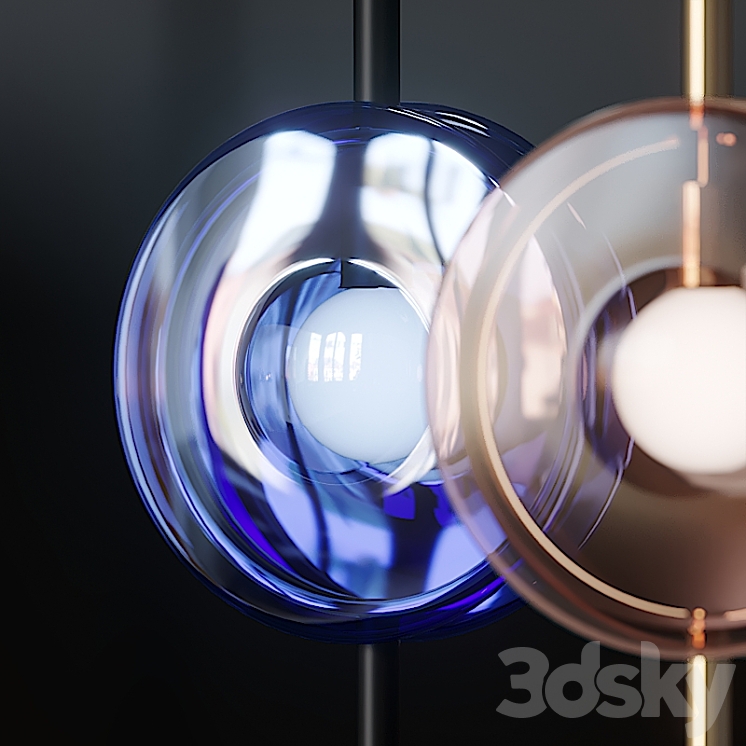 BOMMA ORBITAL Crystal Floor lamps 3DS Max Model - thumbnail 2