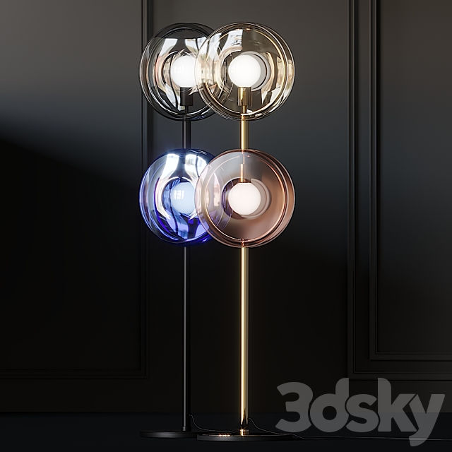 BOMMA ORBITAL Crystal Floor lamps 3DSMax File - thumbnail 1