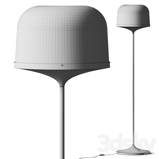 Bonaldo Pin Floor Lamp 3DSMax File - thumbnail 5