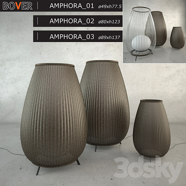 Bover Amphora Set 3DSMax File - thumbnail 1