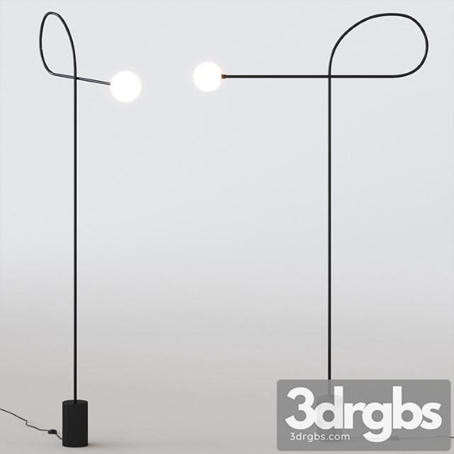 Bow floor lamp by estudio persona - thumbnail 1