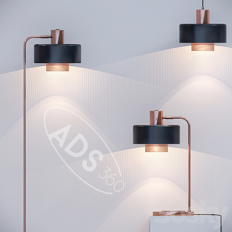 Bradbury Lamp by ADS360 3DS Max - thumbnail 1