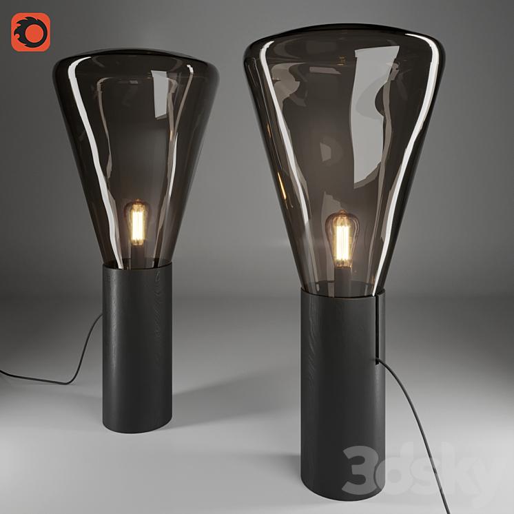 Brokis Muffins lamp 02 3DS Max - thumbnail 1