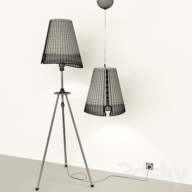 Buenos Aires Ceiling Lamp 3ds Max - thumbnail 2