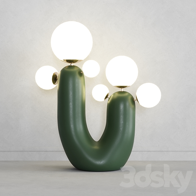 Cactus lamp 3DSMax File - thumbnail 1