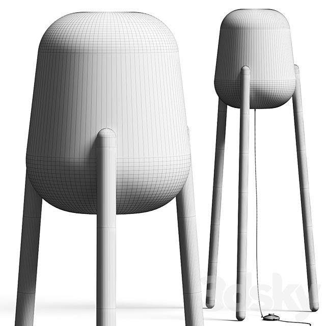 Calma Xanca Floor Lamp 3DSMax File - thumbnail 2