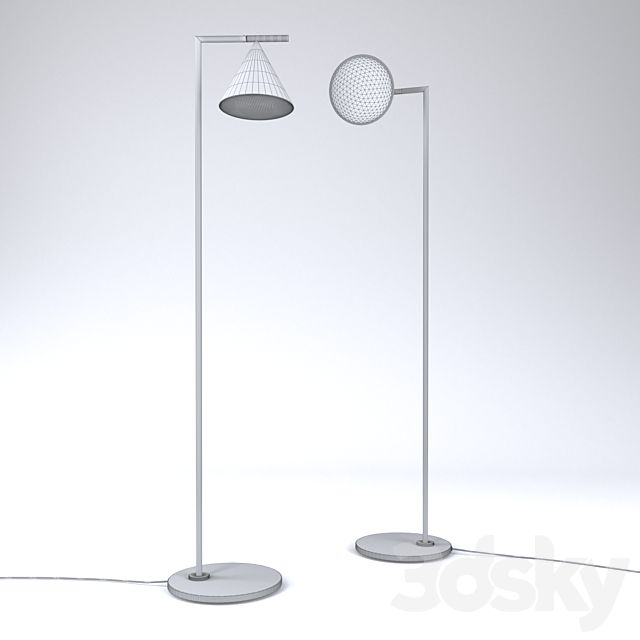 Capitan Flint floor lamp 3DSMax File - thumbnail 3