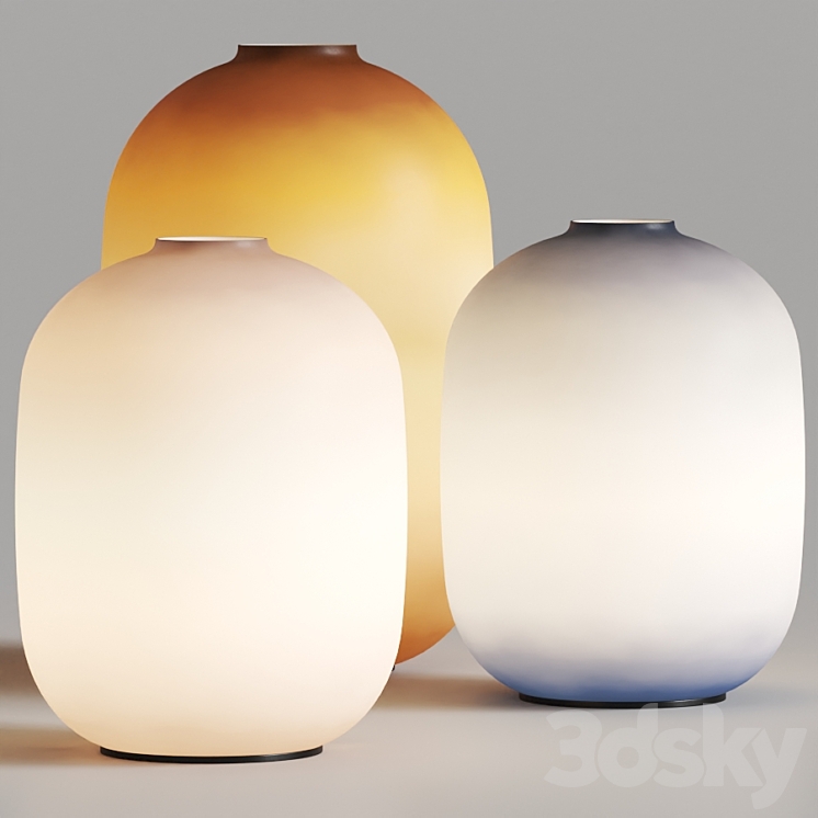 Cappellini Arya Floor Lamps 3DS Max - thumbnail 1