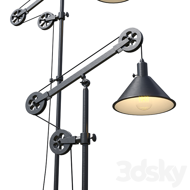 Carlisle floor Lamp 3DSMax File - thumbnail 2