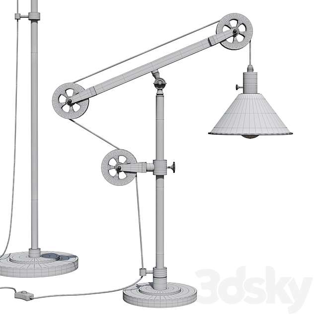 Carlisle floor Lamp 3DSMax File - thumbnail 7