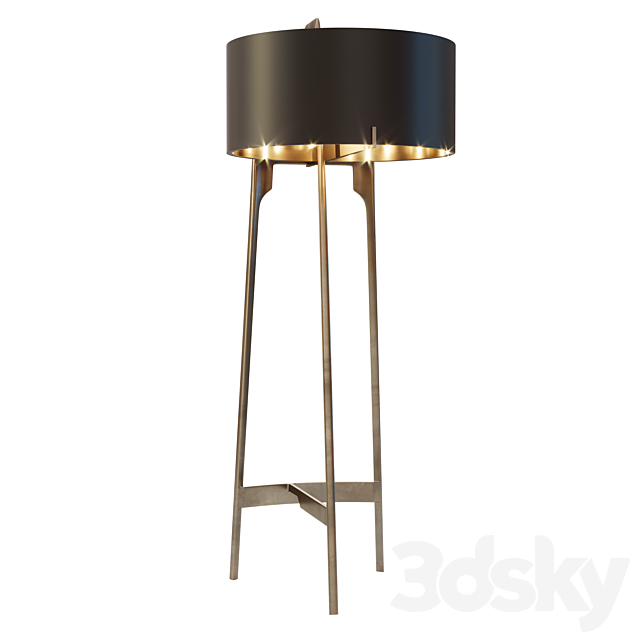 Caste saco floor lamp 3DSMax File - thumbnail 2