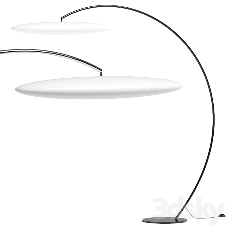 Cattelan Italia Astra Arc Floor Lamp 3DS Max Model - thumbnail 1