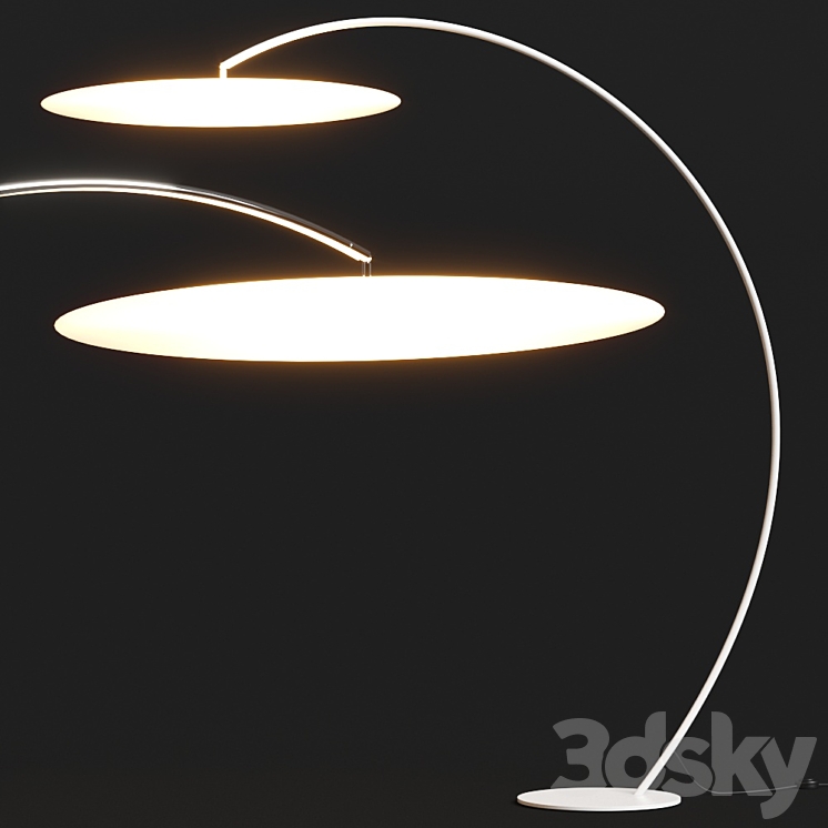 Cattelan Italia Astra Arc Floor Lamp 3DS Max - thumbnail 2