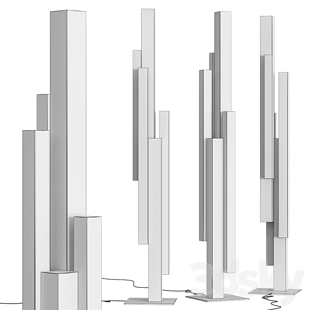 Cattelan Italia Manhattan Floor Lamps 3DSMax File - thumbnail 2