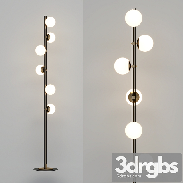 Cattelan italia planeta floor lamp 3dsmax Download - thumbnail 1