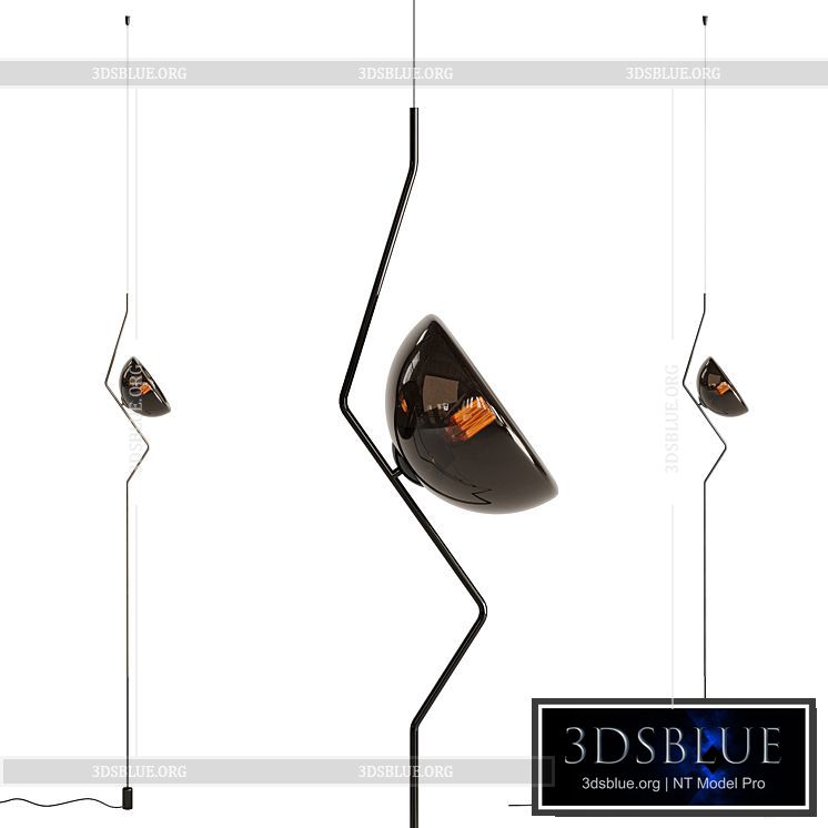 Cattelan Italia Tramonto Ceiling Lamp 3DS Max - thumbnail 3