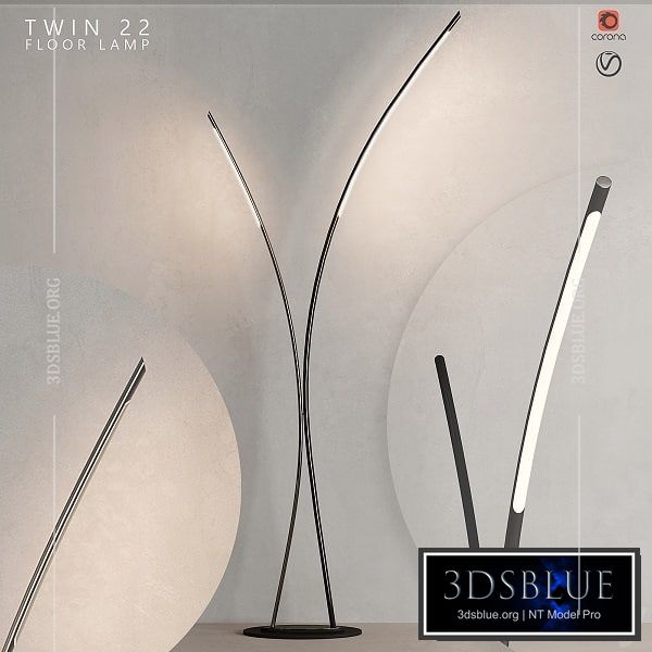 Cattelan Italia Twin 2022.1 Line 3DS Max - thumbnail 3