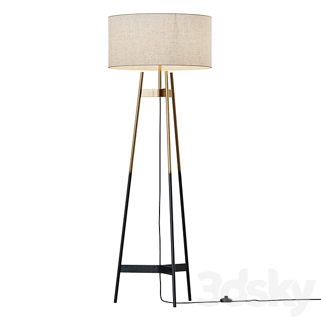 CB2 _ BRACE OMBRE FLOOR LAMP 3DSMax File - thumbnail 4