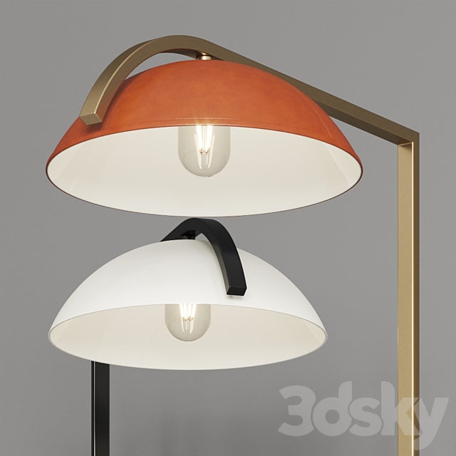 CB2 Belgrave Floor Lamp 3DS Max Model - thumbnail 3