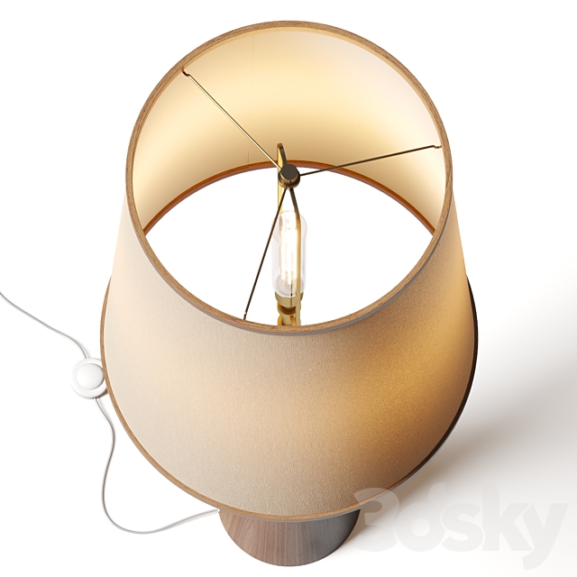 CB2 Bruna Floor Lamp 3DSMax File - thumbnail 2