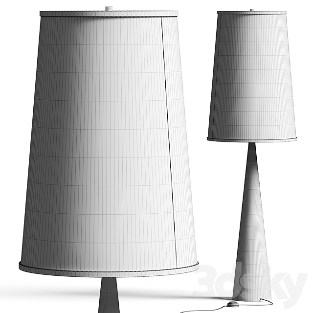 CB2 Bruna Floor Lamp 3DSMax File - thumbnail 3