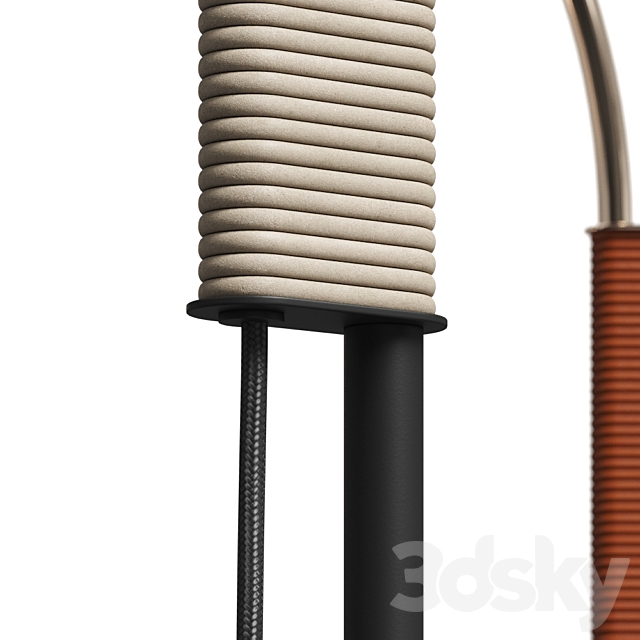 CB2 Jett Arched Floor Lamps 3DS Max Model - thumbnail 3