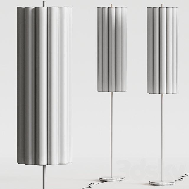 CB2 Pettine Floor Lamp 3DSMax File - thumbnail 2