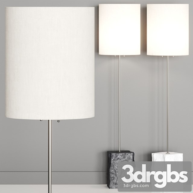 Cb2 Raw Marble Floor Lamp 3dsmax Download - thumbnail 1