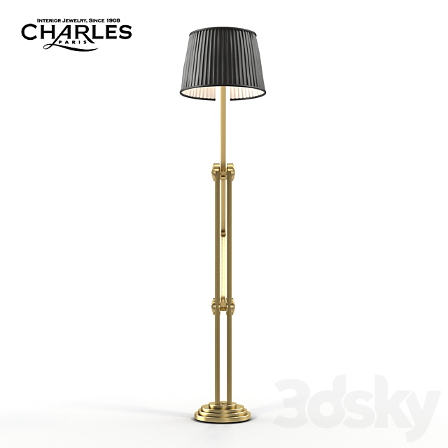 Charles Paris Propylees Floor Lamp L 3DSMax File - thumbnail 2