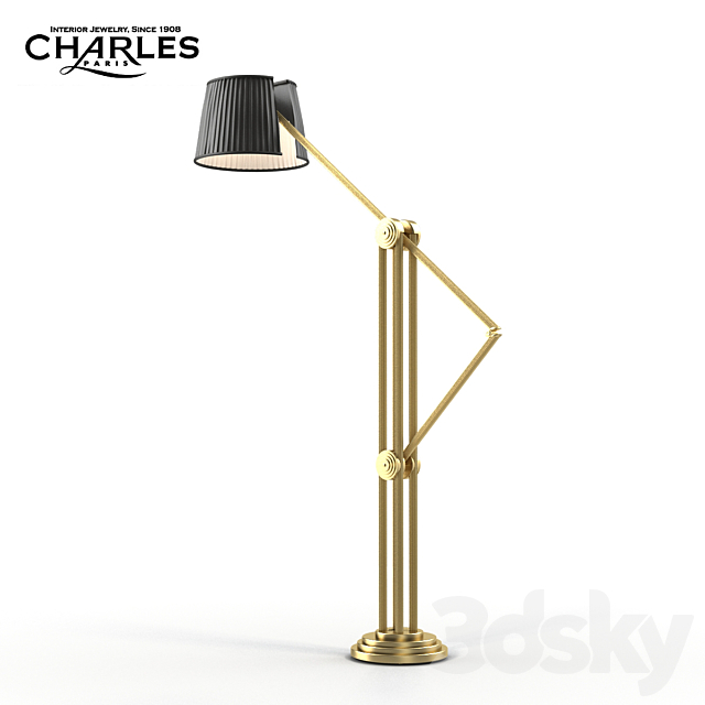 Charles Paris Propylees Floor Lamp L 3DSMax File - thumbnail 3