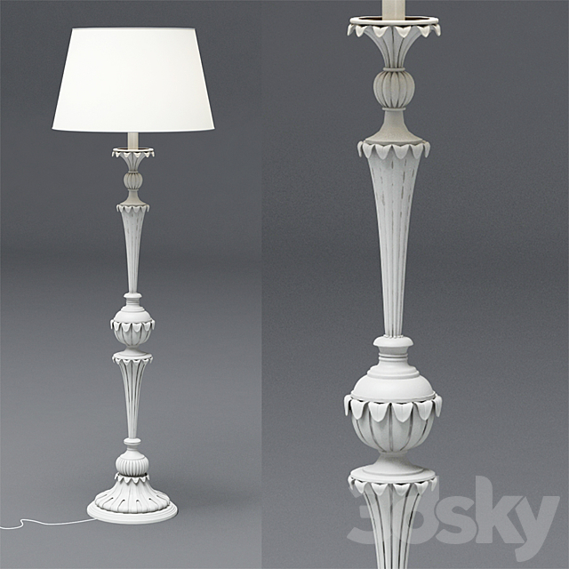 Chelini floor lamp 3ds Max - thumbnail 1