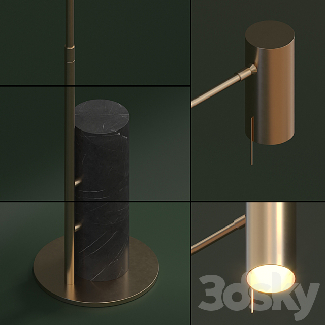 Circa Lighting _Alma Floor Lamp 3ds Max - thumbnail 3