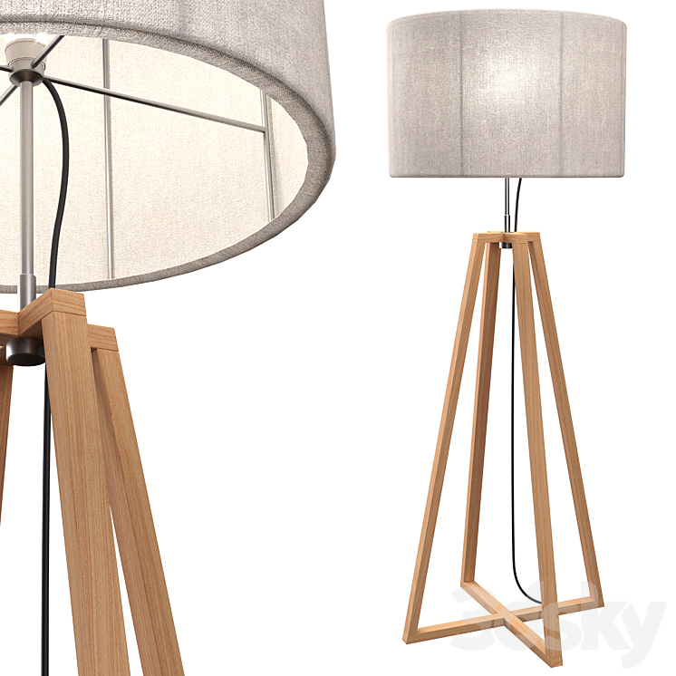 CLUB floor lamp 3DS Max - thumbnail 1