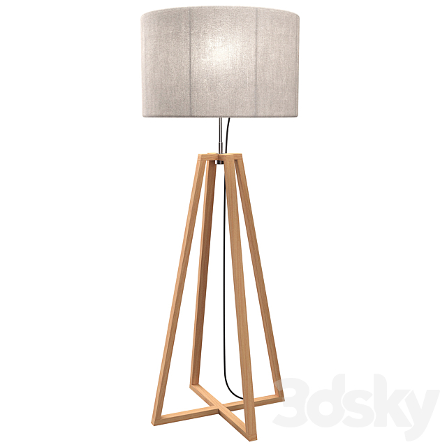 CLUB floor lamp 3DS Max Model - thumbnail 2