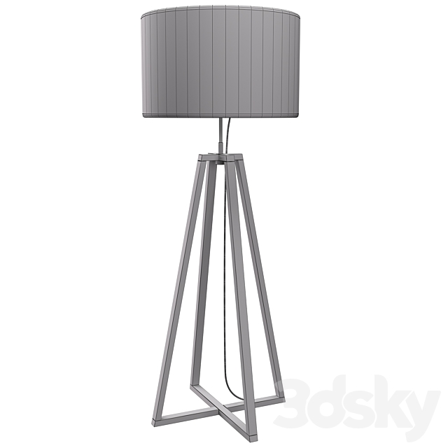 CLUB floor lamp 3DS Max Model - thumbnail 3